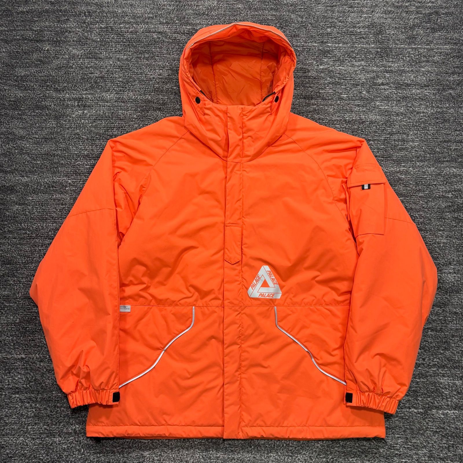 極美品 PALACE P-TECH JACKET ORANGE L パレス 中綿 ナイロン