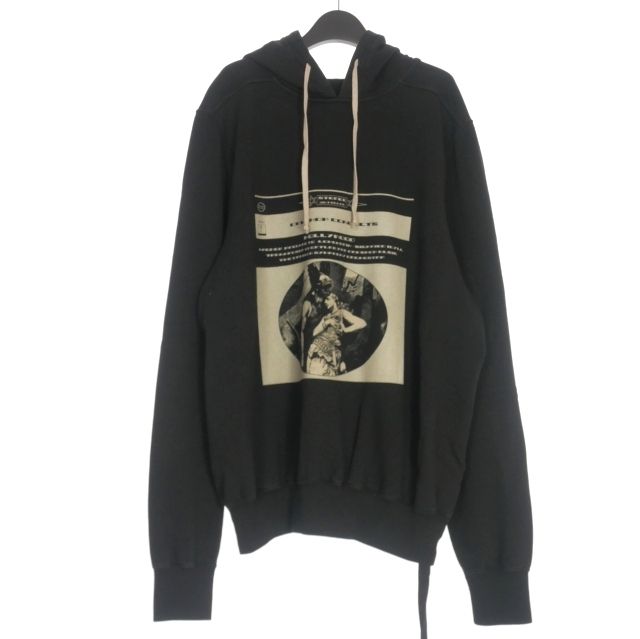 ダークシャドウ  25SS  DU01E3262-FEP2P フロントプリントパーカー メンズ M ダークシャドウ DRKSHDW Rick Owens 25SS OVERSIZED HOODIE オーバー