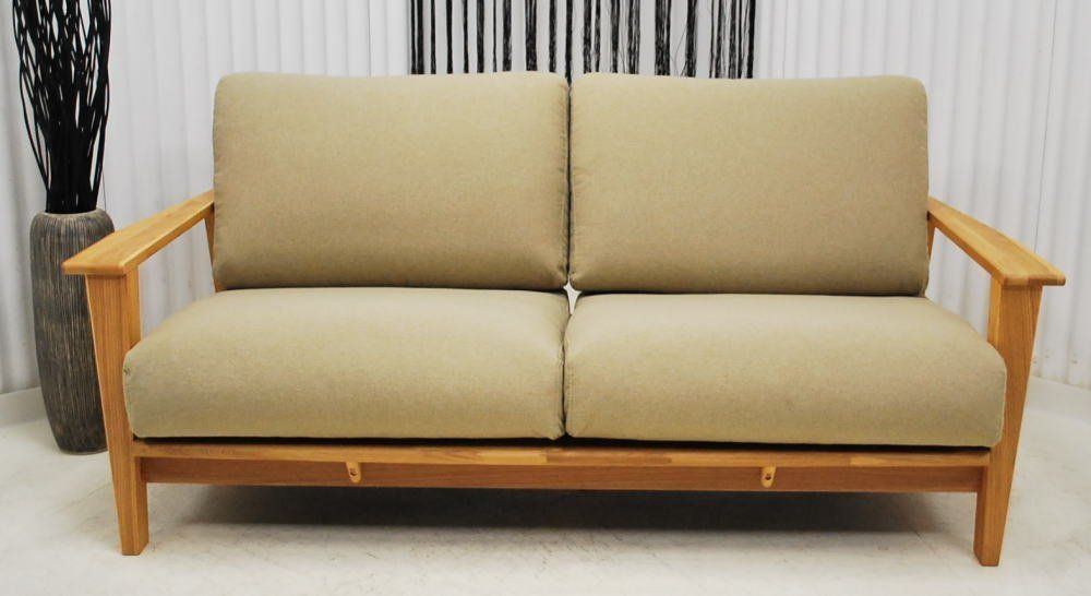 アウトレット 現品限り 一部 大 北欧風 ナチュラル シンプルモダン ソファー １６０幅 ファブリック ベージュ