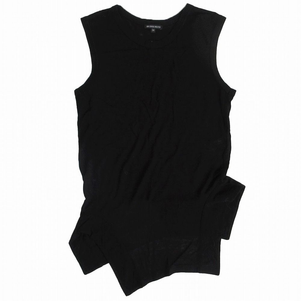 ANN DEMEULEMEESTER ノースリーブ・チュニック ANN DEMEULEMEESTER ノースリーブ・チュニック ANN