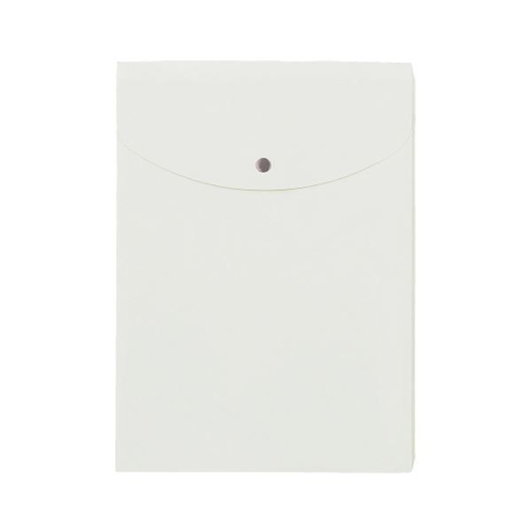 (まとめ) プラス シンプルワークポケット付エンベロープ マチ付 A4タテ ホワイト FL-120CH 1枚 【×100セット】