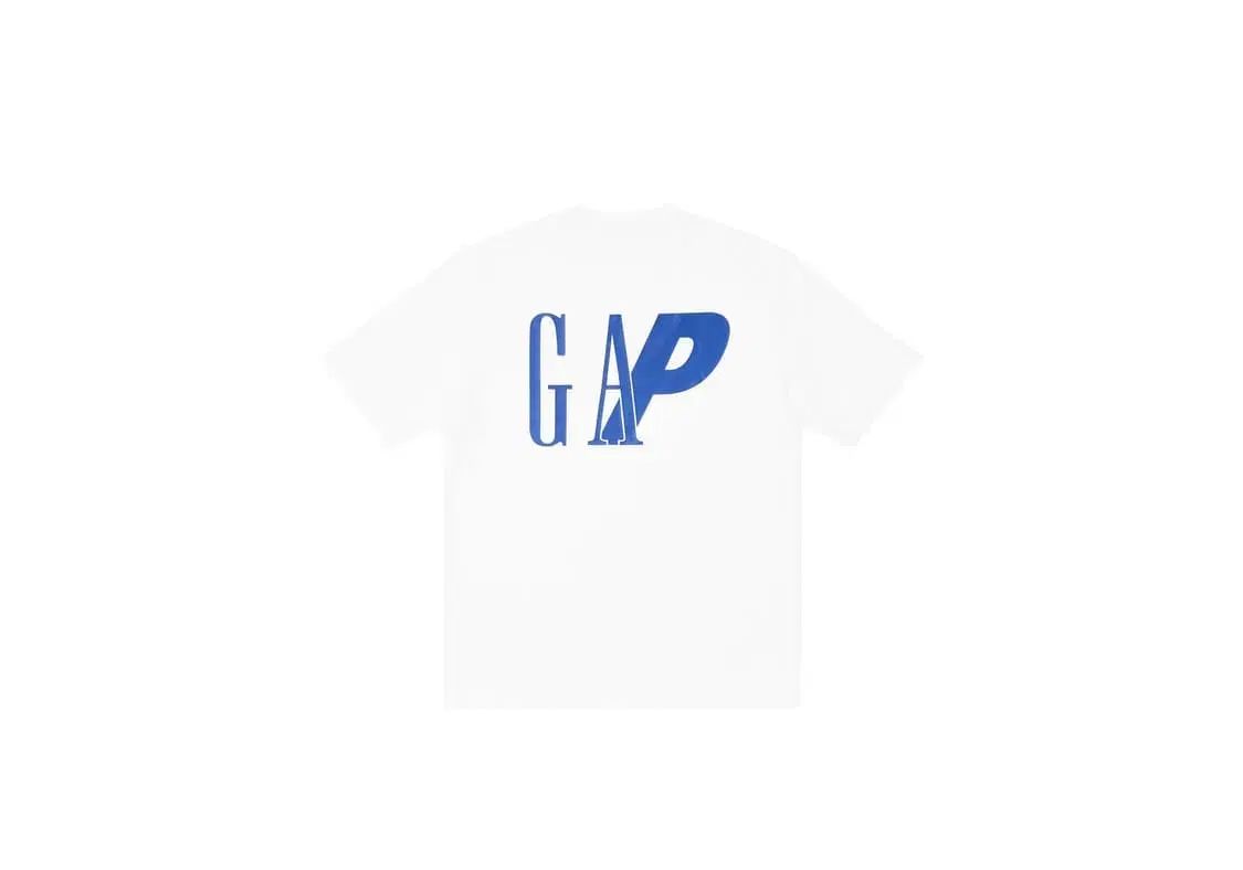 新製品 ( L ） PALACE(パレス) x GAP(ギャップ) ロゴ 半袖 T