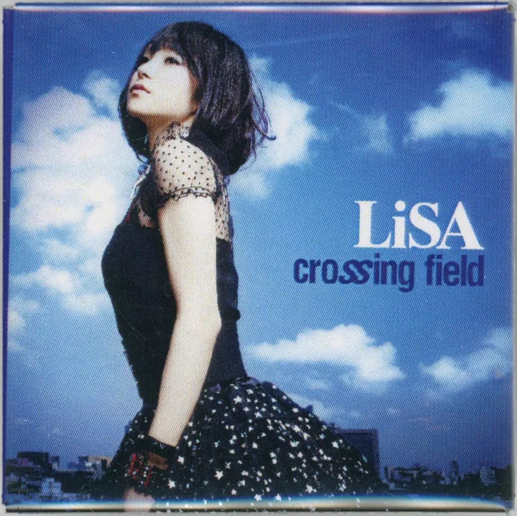 中古】バッジ・ピンズ [単品] LiSA(crossing field) 缶バッジ 「LiVE