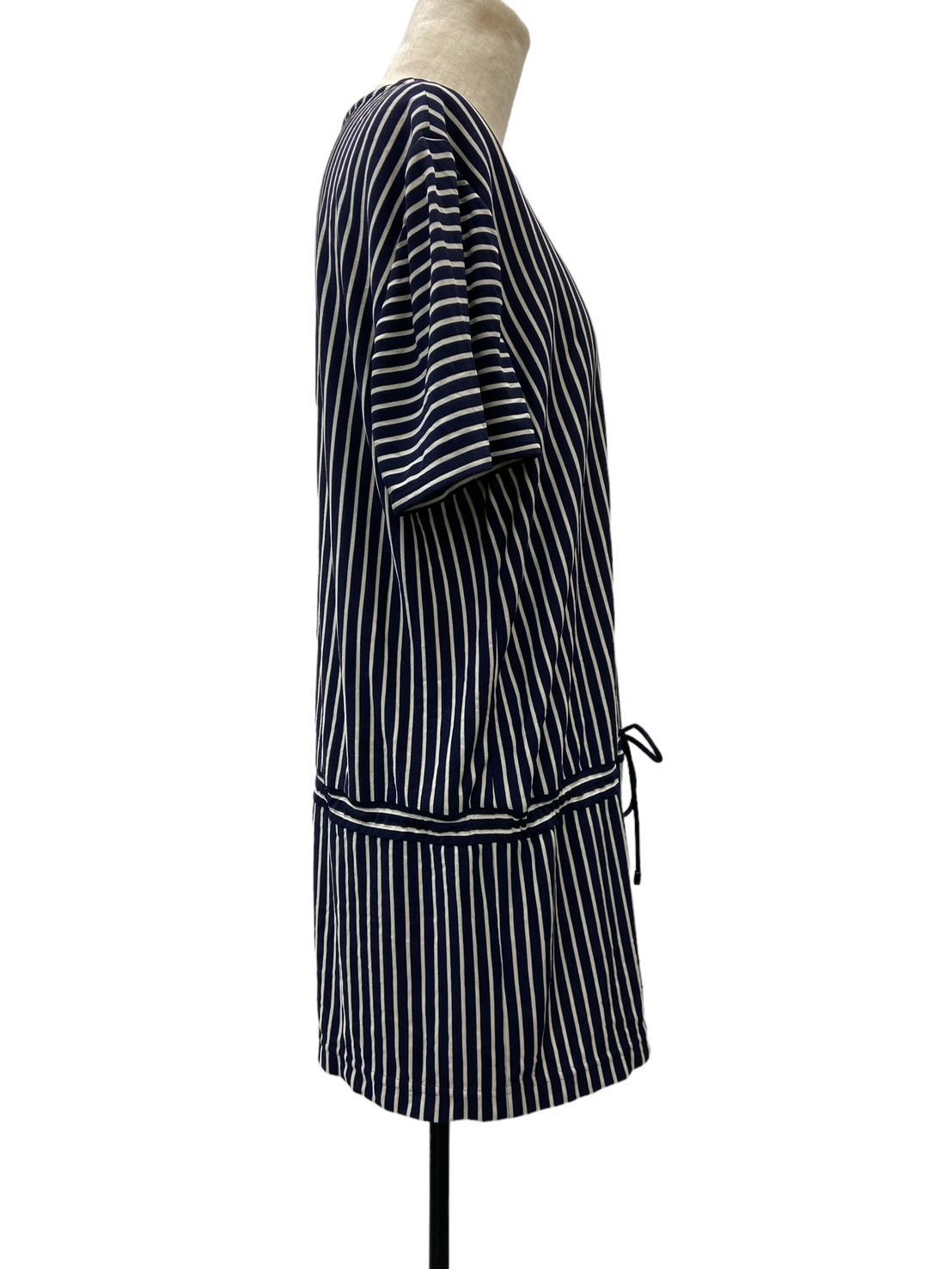 Leilian レリアン Leilian・レリアン・紺ドットジャージーチュニック