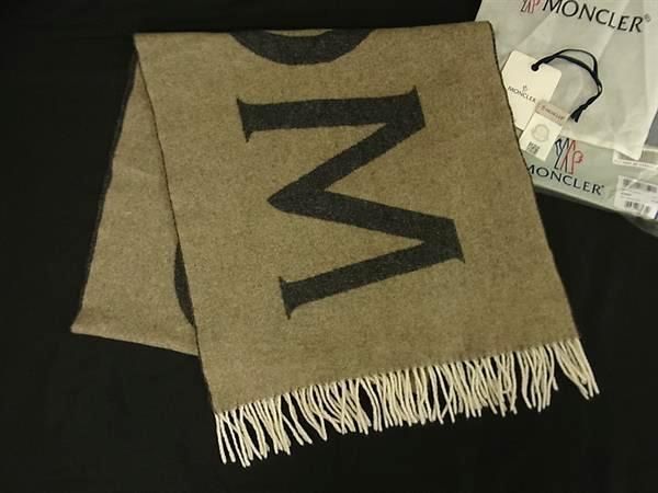 □極美品□ MONCLER モンクレール SCIARPA ウール80%×ナイロン20