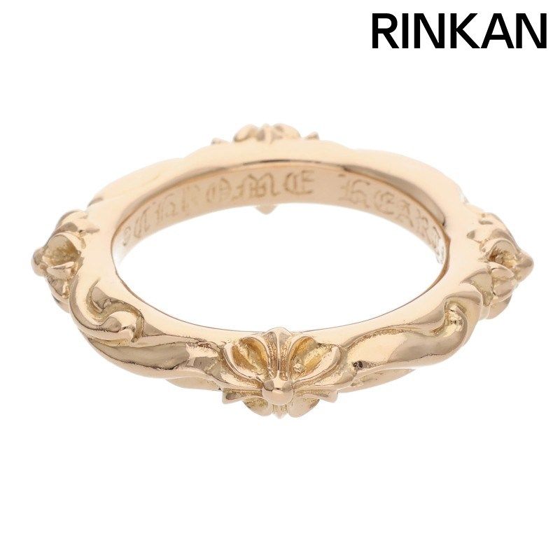 クロムハーツ 22K SBT BAND/SBTバンド ゴールドリング メンズ 21号