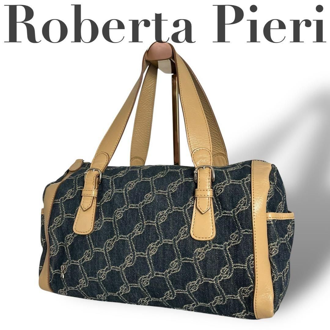 4983 Roberta Pieri ロベルタ ハンドバッグ デニム