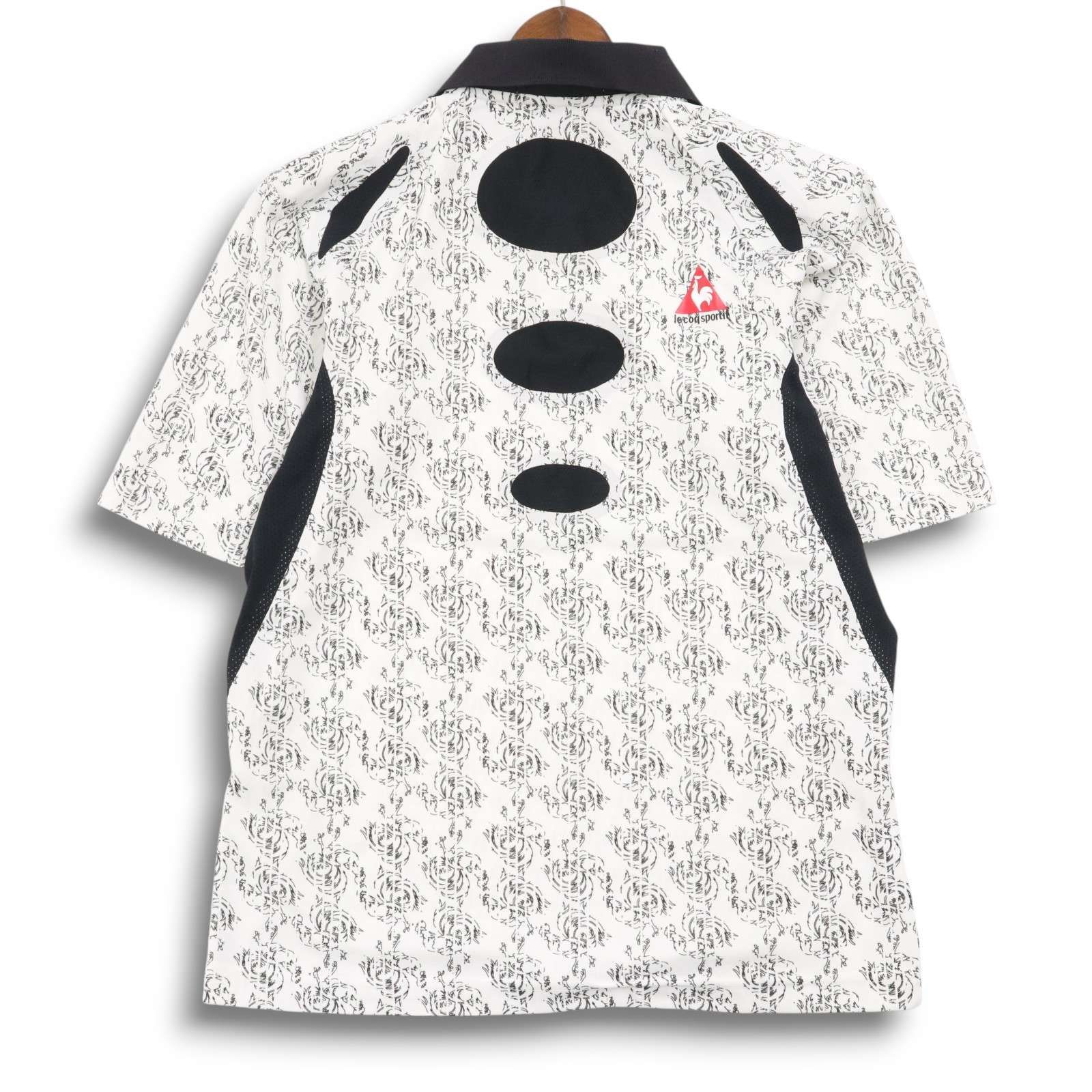 le coq sportif golf - le coq sportif golf ルコック 総柄 半袖 ポロシャツ ロゴ le coq sportif ルコックスポルティフ ゴルフウェア ポロシャツ