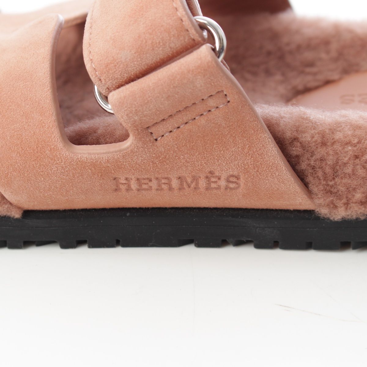エルメス hermes シプレ ムートン ボア 36.5サイズ ボア HERMES Chypre