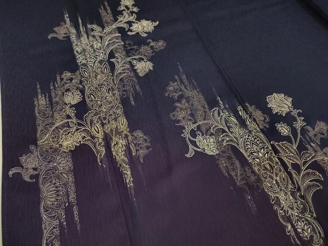 平和屋本店□極上 金彩友禅 卓越技能者・名工・和田光正 訪問着 洋花文  