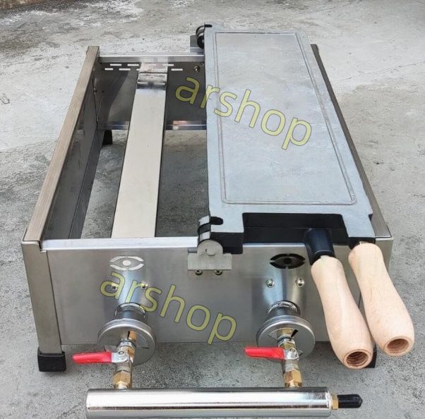 業務用たいやきパフェ型 焼き台 LPガス 業務用たいやきパフェ型 焼き台 LPガス 業務用魚型 たい焼き器