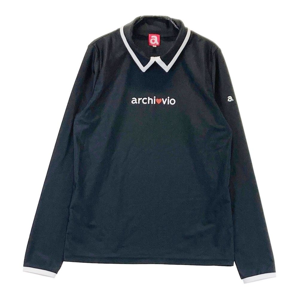 サイズ：40 ARCHIVIO アルチビオ  ハイネック 長袖Tシャツ  ブラック系 [240101314274]# ゴルフウェア レディース ストスト