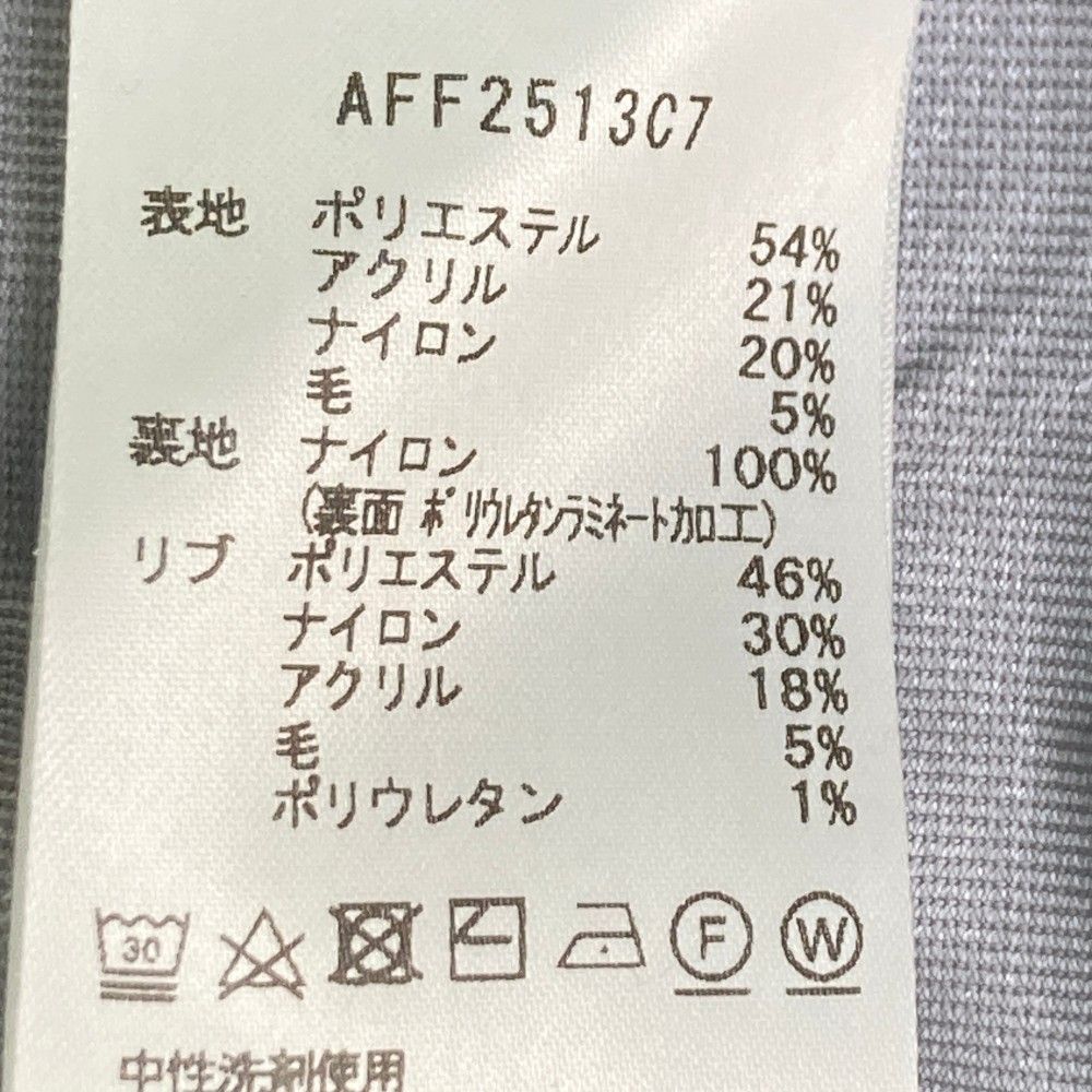 サイズ：L AND PER SE アンパスィ  裏地付ハーフジップ ニットセーター ドット柄 ネイビー系 [240101414538] ゴルフウェア レディース ストスト AND PER SE アンパスィ 裏地付ハーフジップ ニットセーター