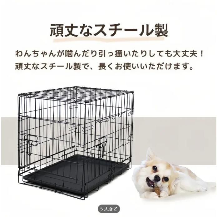 屋根付き折り畳みペットサークル　グレー 000000000267-01-xxl.jpg?t=