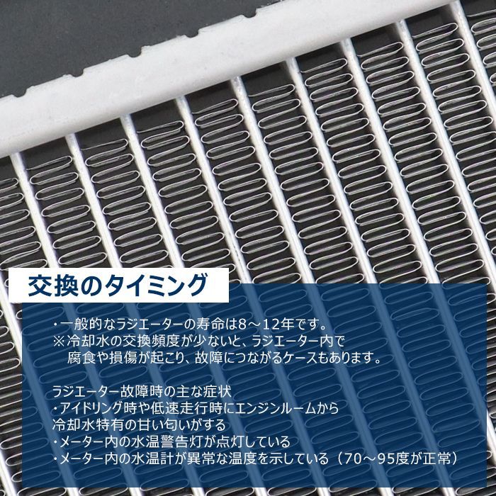 ラジエーター ミニキャブ U61V 1350A287 ラジエター 三菱 ミニキャブ バン U61V U62V ラジエーター 21400-6A0A0 1350A287 互換品 - メルカリ