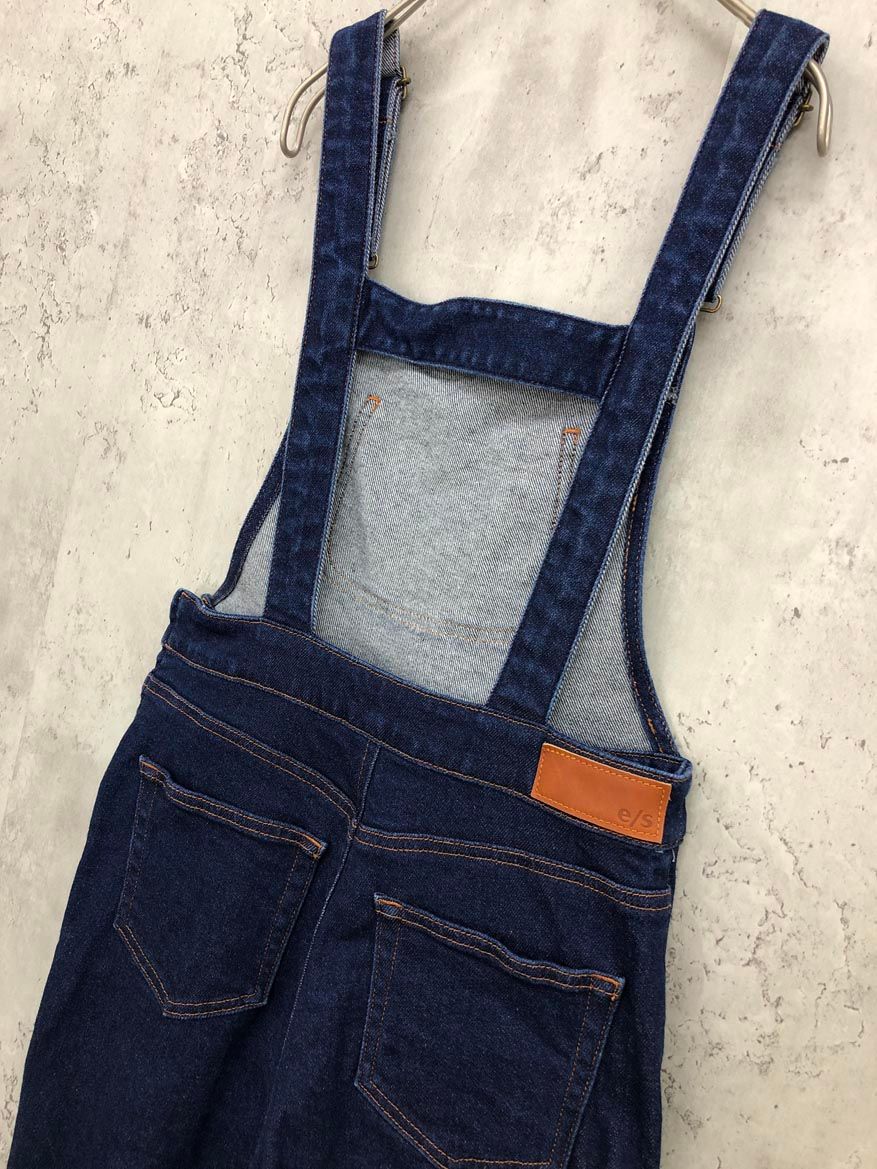 美品 SLY スライ EMMA e/s デニム ストレッチ サロペット