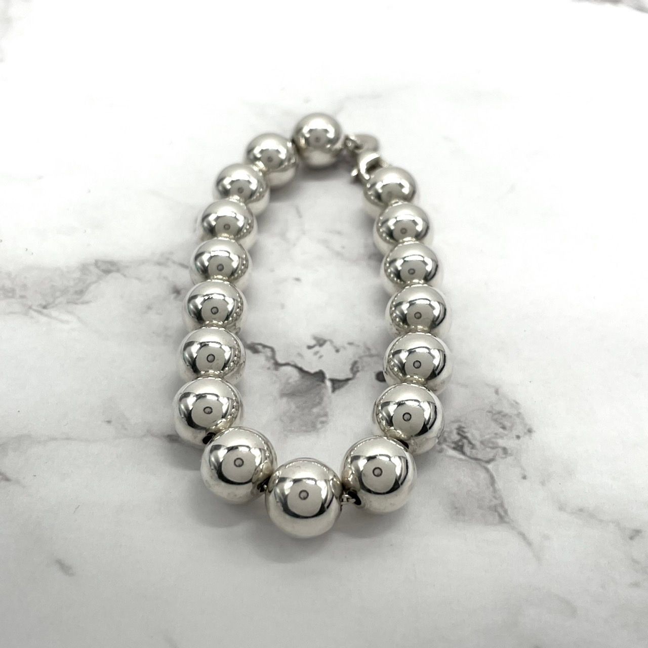 TIFFANY&Co ティファニー　ボール　 ブレスレット　シルバー ティファニー ハードウェア ボール ブレスレット シルバー、10MM
