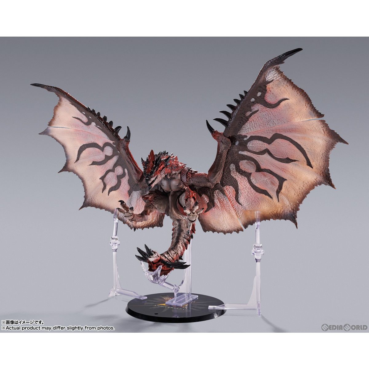【中古】[FIG]S.H.MonsterArts(モンスターアーツ) リオレウス -20th Anniversary Edition- モンスターハンターシリーズ 完成品 可動フィギュア バンダイスピリッツ(61170591)
