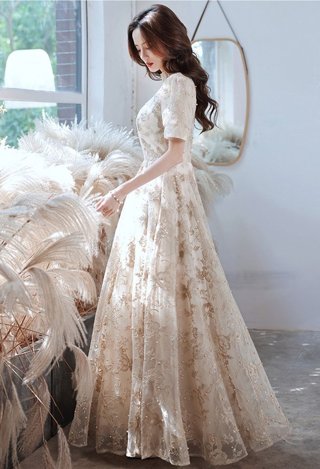 パーティードレスお呼ばれドレス結婚式ドレスブライズメイドロングドレス二次会かわいいパーティード披露宴花嫁演奏会お誕生日