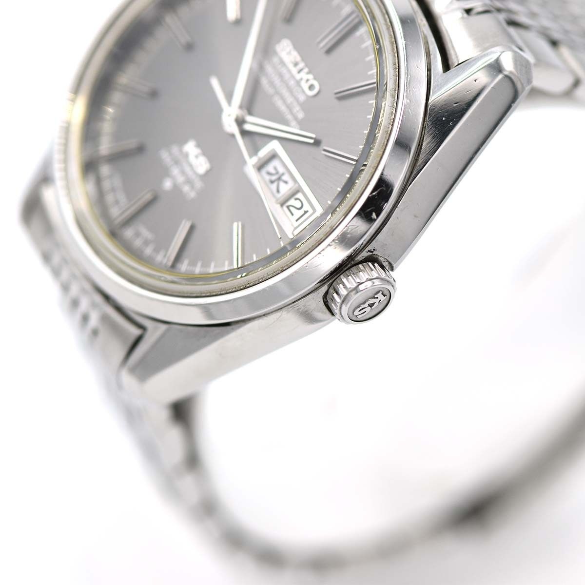 腕時計 稼働 SEIKO キングセイコー 5626-7040 グレー色文字盤 スーペリア SS 自動巻き K133