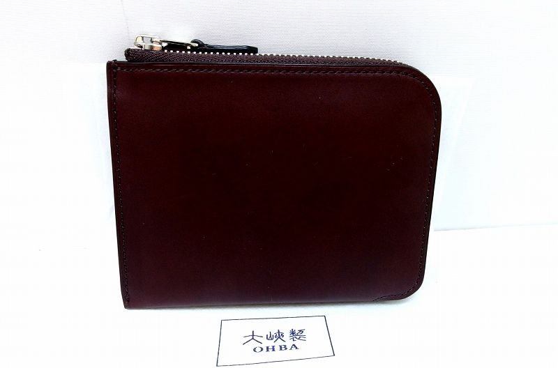 大峡製鞄OHBA マルチケース 財布 L字ジップ ペリンガー社シュランケンカーフ 大峡製鞄OHBA マルチケース 財布 L字ジップ ペリンガー社