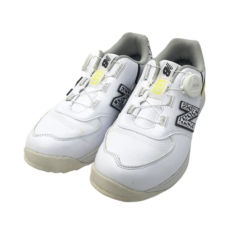NEW BALANCE GOLF ニューバランス WGBS574A BOA ゴルフシューズ ホワイト系 24.5 240101530141 ゴルフウェア レディース ストスト