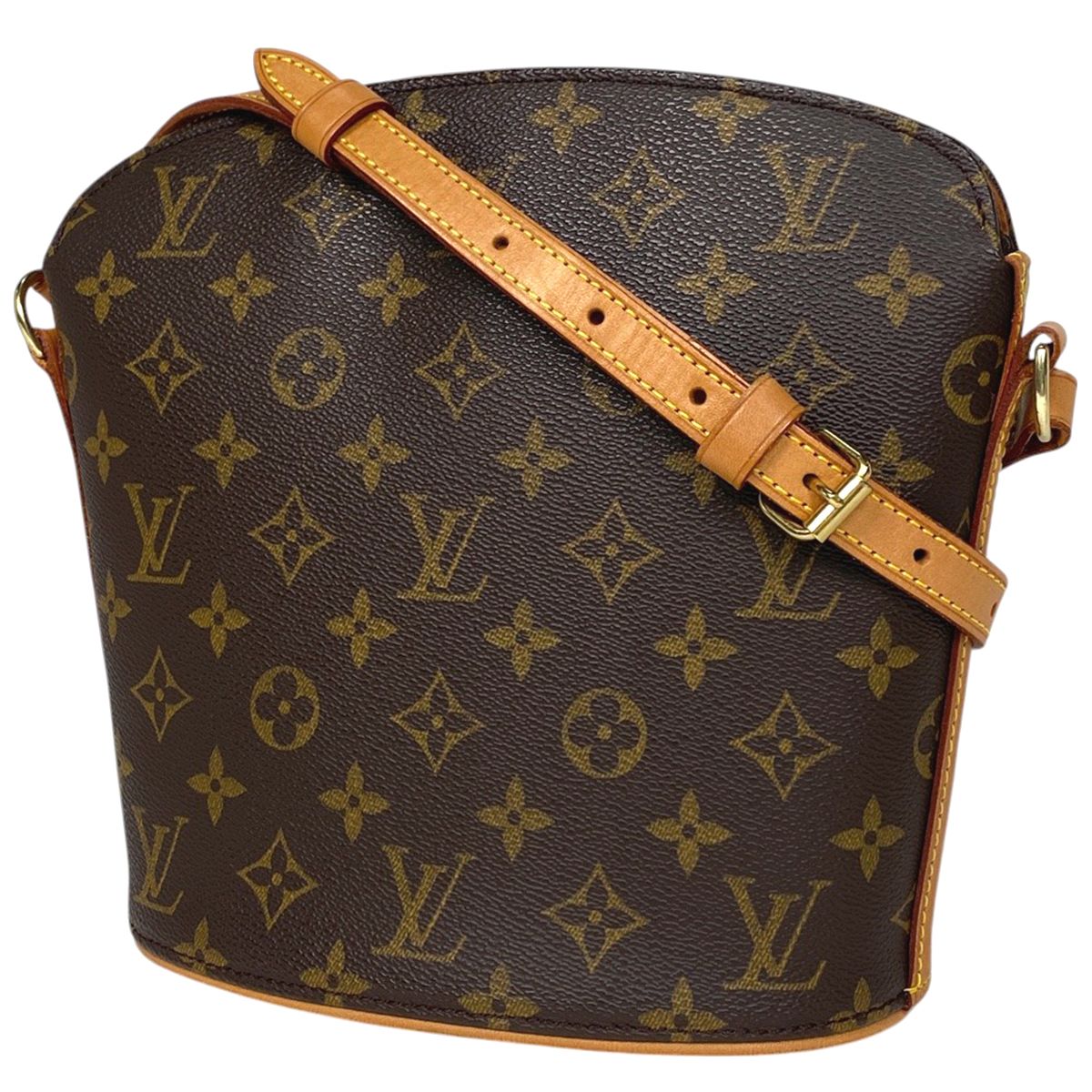 ジャンク品 Louis Vuitton ショルダーバッグ ブラウン