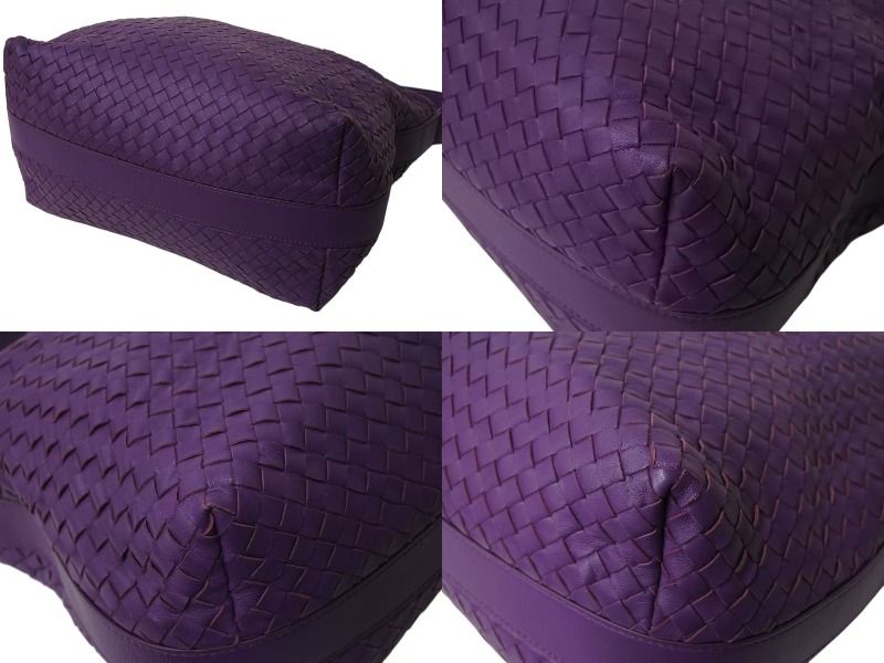 きくひめさん専用 ボッテガ ヴェネタ　ハンドバッグ パープル BOTTEGA VENETA ボッテガヴェネタ ハンドバッグ パープル 紫