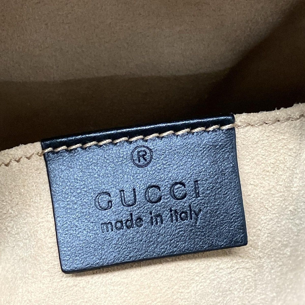 キルティングレザー バックパック