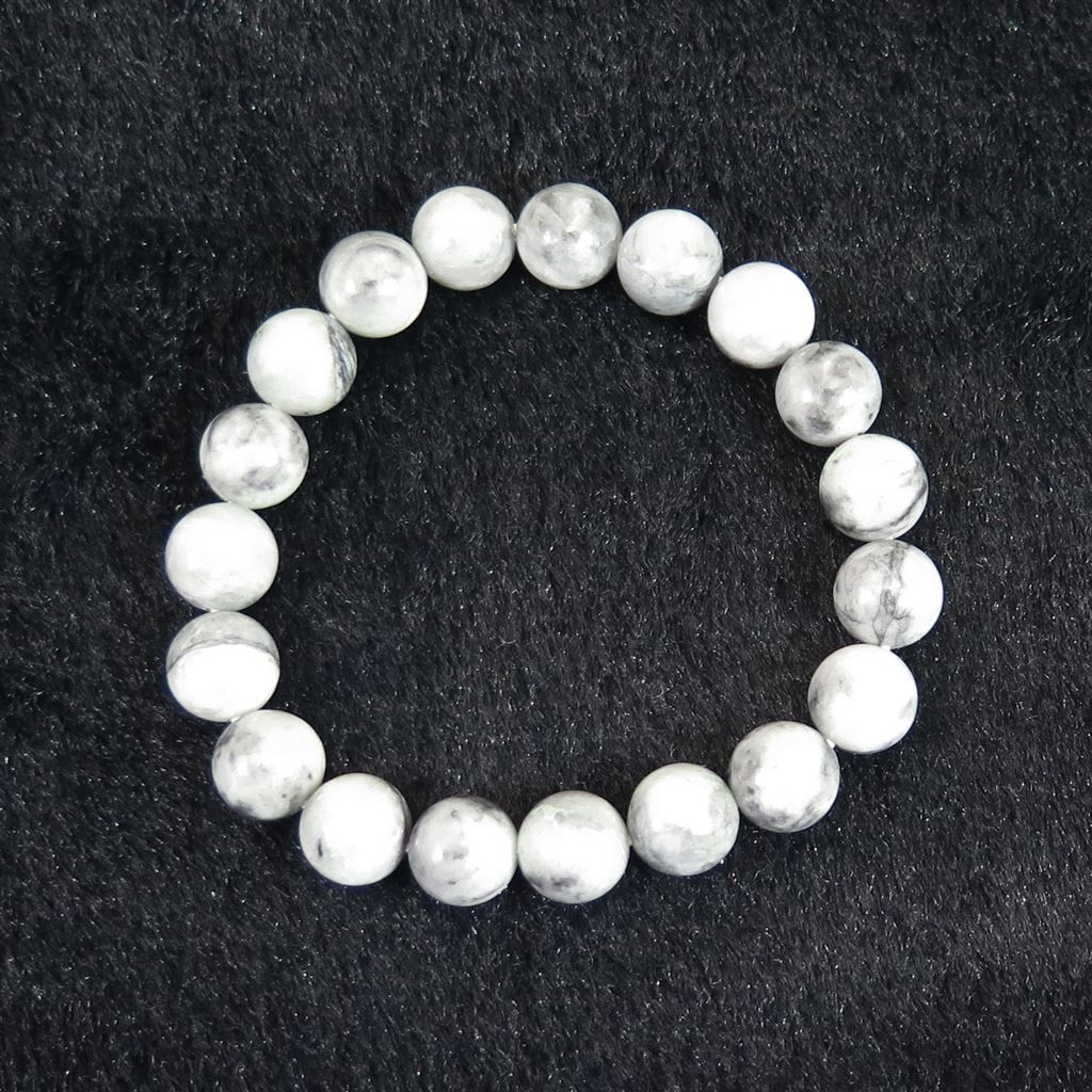 糸魚川翡翠 ひすい 炭黒緑 10mmブレスレット 36.1g　付