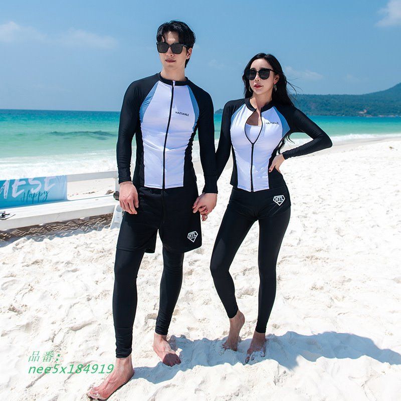 水着 レディース メンズ セット水着 カップル水着 婦人 露出控えめ 紳士 ラッシュガード 5分丈パンツ 海 日焼け防止 ショートパンツ レギンス プール オトナ女子 nee5x184919