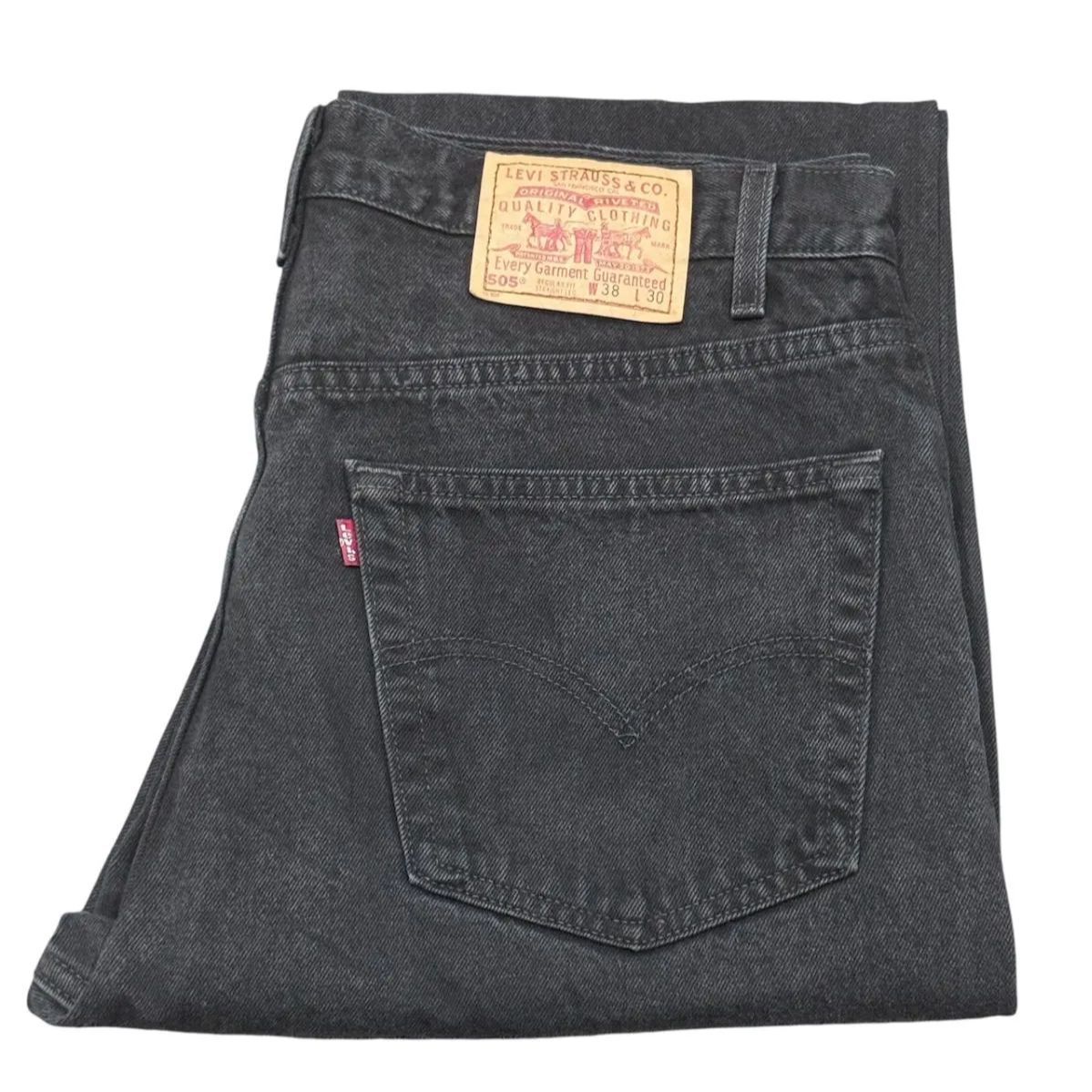 90s Levi’s 505 サルファブラック ｜ W38 L30 実寸W93cm L75cm