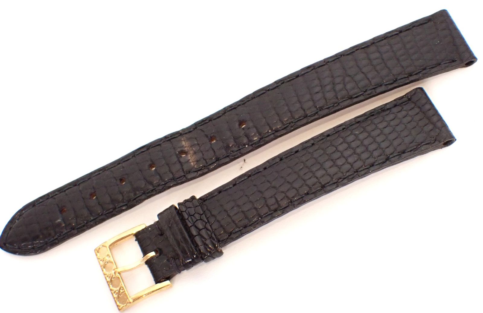 美品 Dior(ディオール) ラパリジェンヌ D60-159 GP/革 QZ ゴールド 