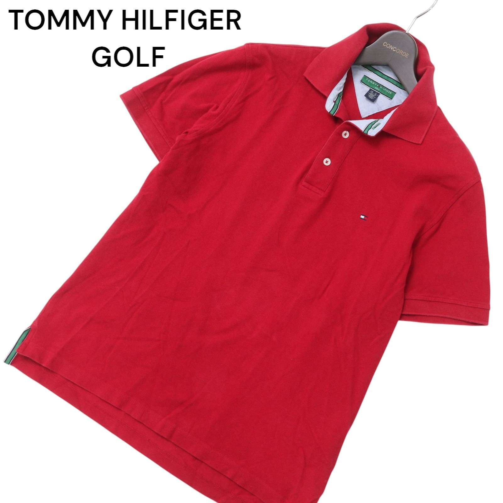 【新品】トミーヒルフィガーゴルフ ポロシャツ TOMMY HILFIGER GOLF トミーヒルフィガー ゴルフ 春夏 ロゴ刺繍