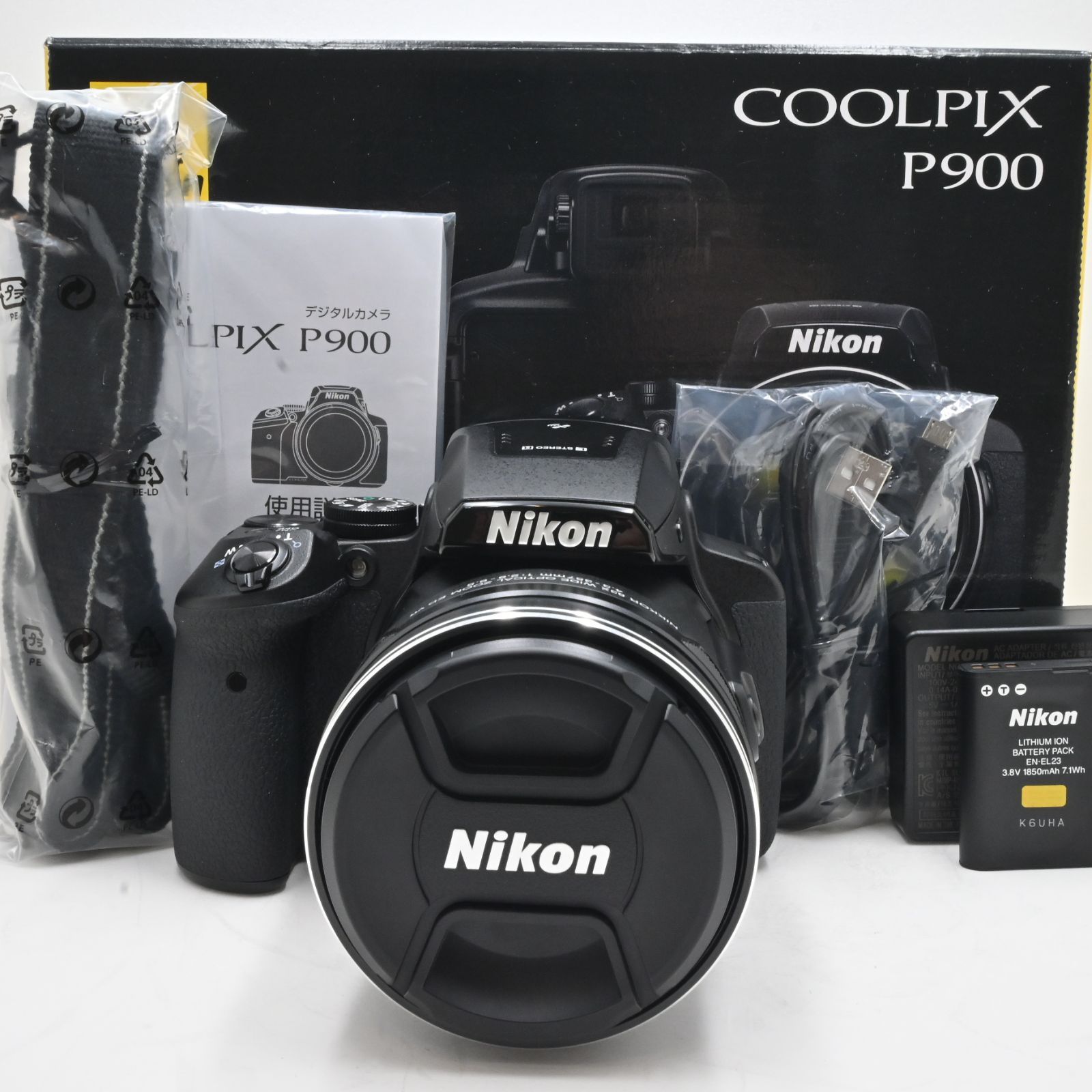 上品 Nikon デジタルカメラ COOLPIX P900 ブラック クールピクス