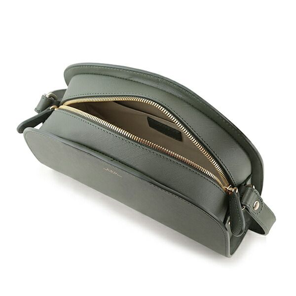 A.P.C. グリーンショルダーバッグ 新品 アーペーセー A.P.C. ショルダーバッグ サック デミ ルネ