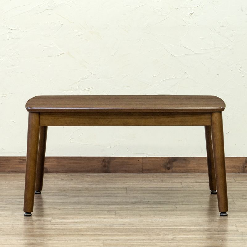 2Way こたつテーブル 80×60cm 継脚 20センチ 高さ42cm 62cm 2段階 長方形 ブラウン BR ねじ込み 脱着簡単 Abell 510W 石英管 KJO-01BR こたつテーブル