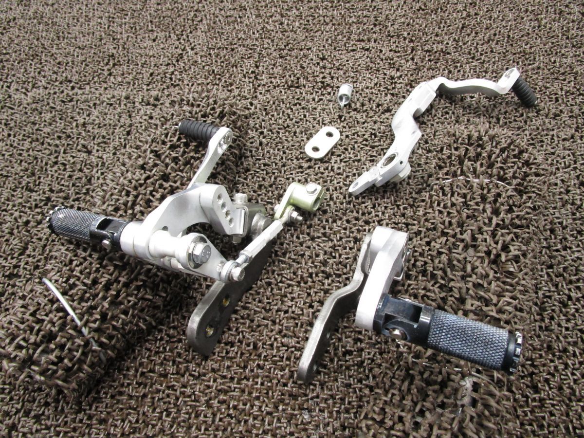KSR PRO 社外 OVER バックステップ左右 ステー L956 ブレーキペダル チェンジ！KL110C カスタムに カワサキ 【 KL110CEA 】 プロ 動画有