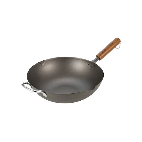 【新品・14営業日以内発送】よこやま OGT-3000 燕人の匠 桜吟 チタンいため鍋30cm 両口付き 箱入 OGT3000【沖縄離島販売不可】