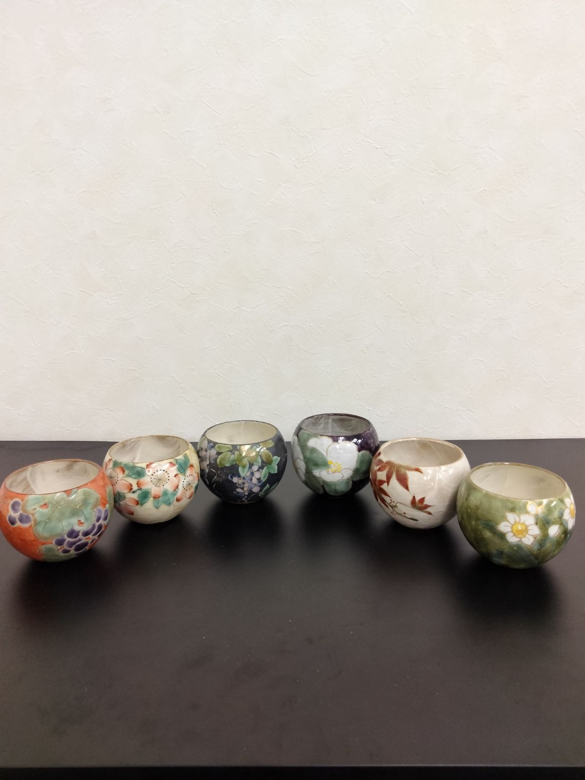 清水焼陶庵 玉湯呑み 6客