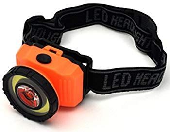 【】(未使用･未開封品) PLATA COB型 砲弾型 搭載 LEDヘッドライト 【 オレンジ 】 3段階点灯 高輝度 キャンプ アウトドア 暗所作業 防災用品 などに YWX181OR wyeba8q