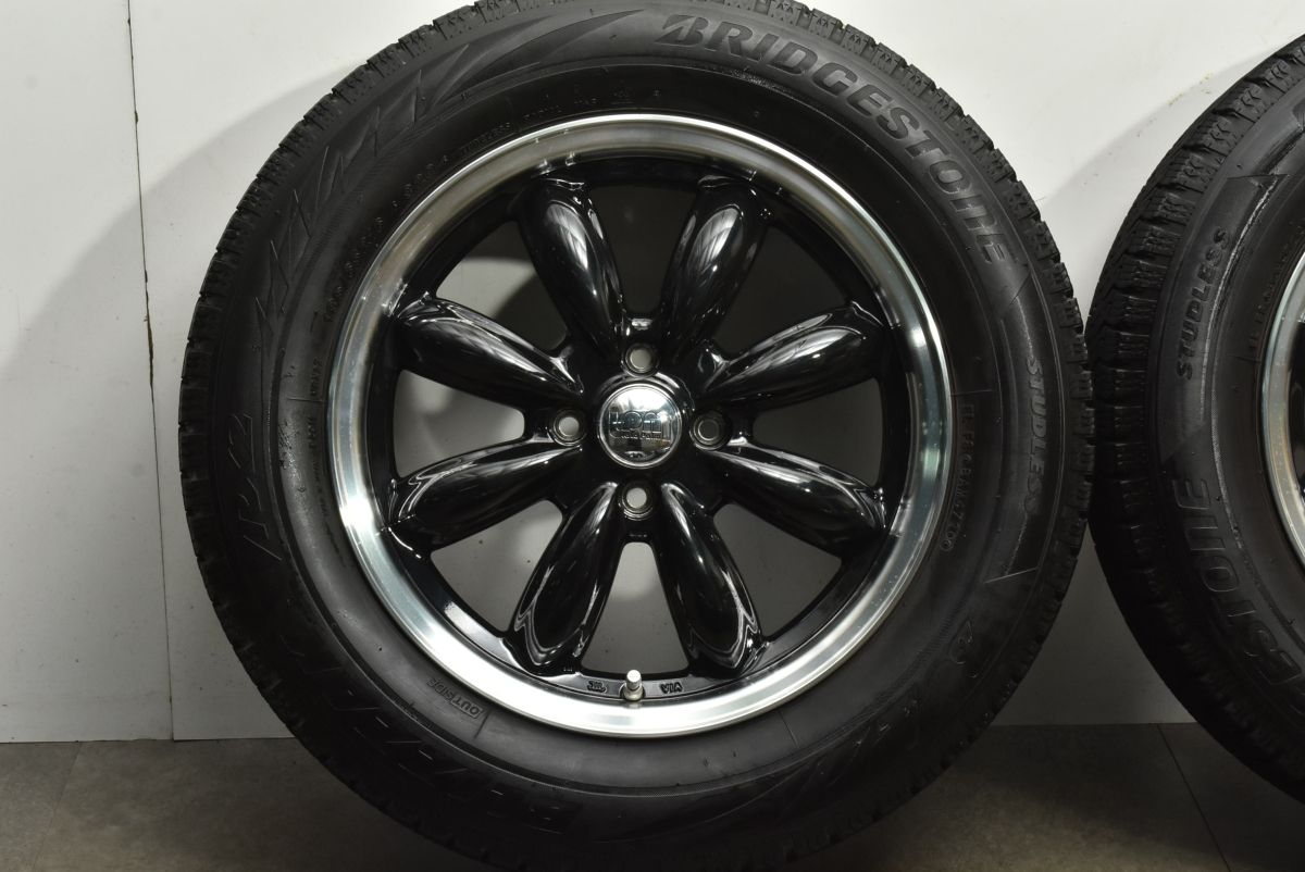 【往復送料無料】 スタッドレス ララパーム 16in 6J 43 PCD100 ブリヂストン ブリザック VRX2 195|65R16 ライズ ロッキー レックス ガソリン車