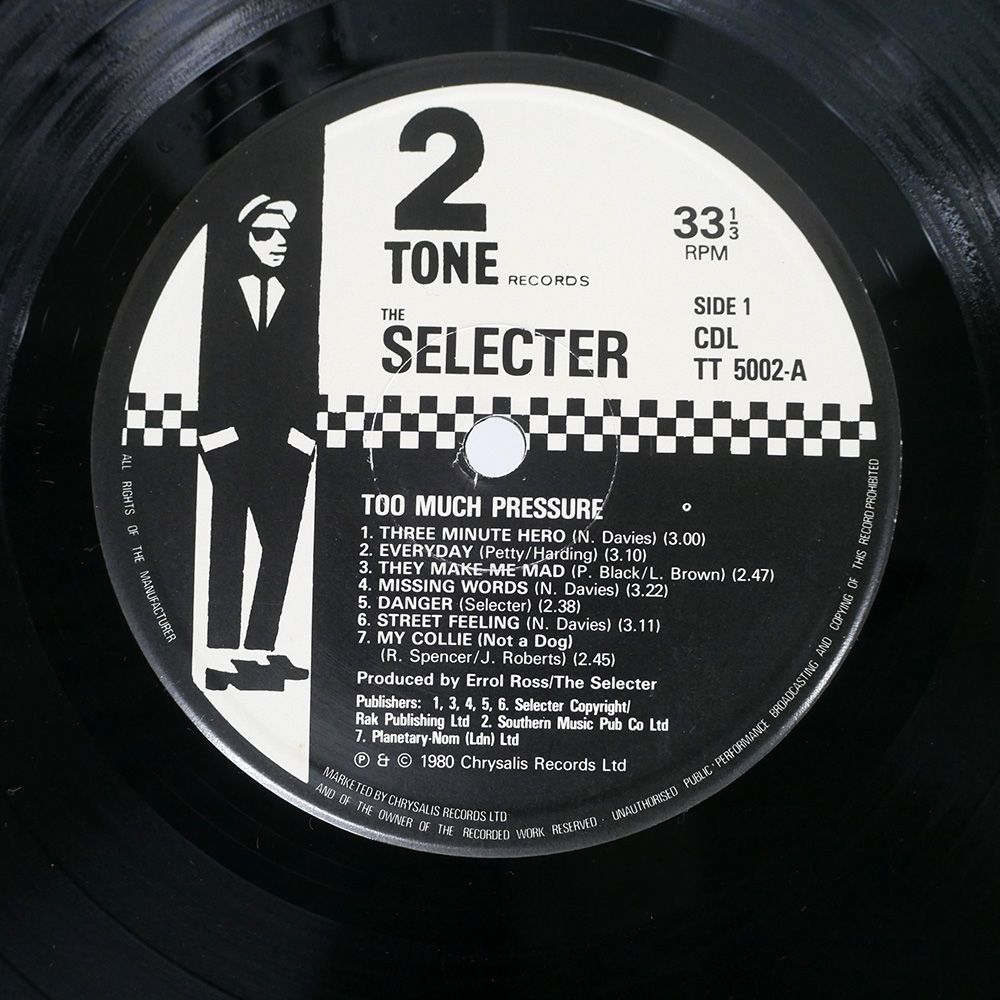 UK盤 SELECTER/TOO MUCH PRESSURE/TWO-TONE CDLTT5002 LP - メルカリ