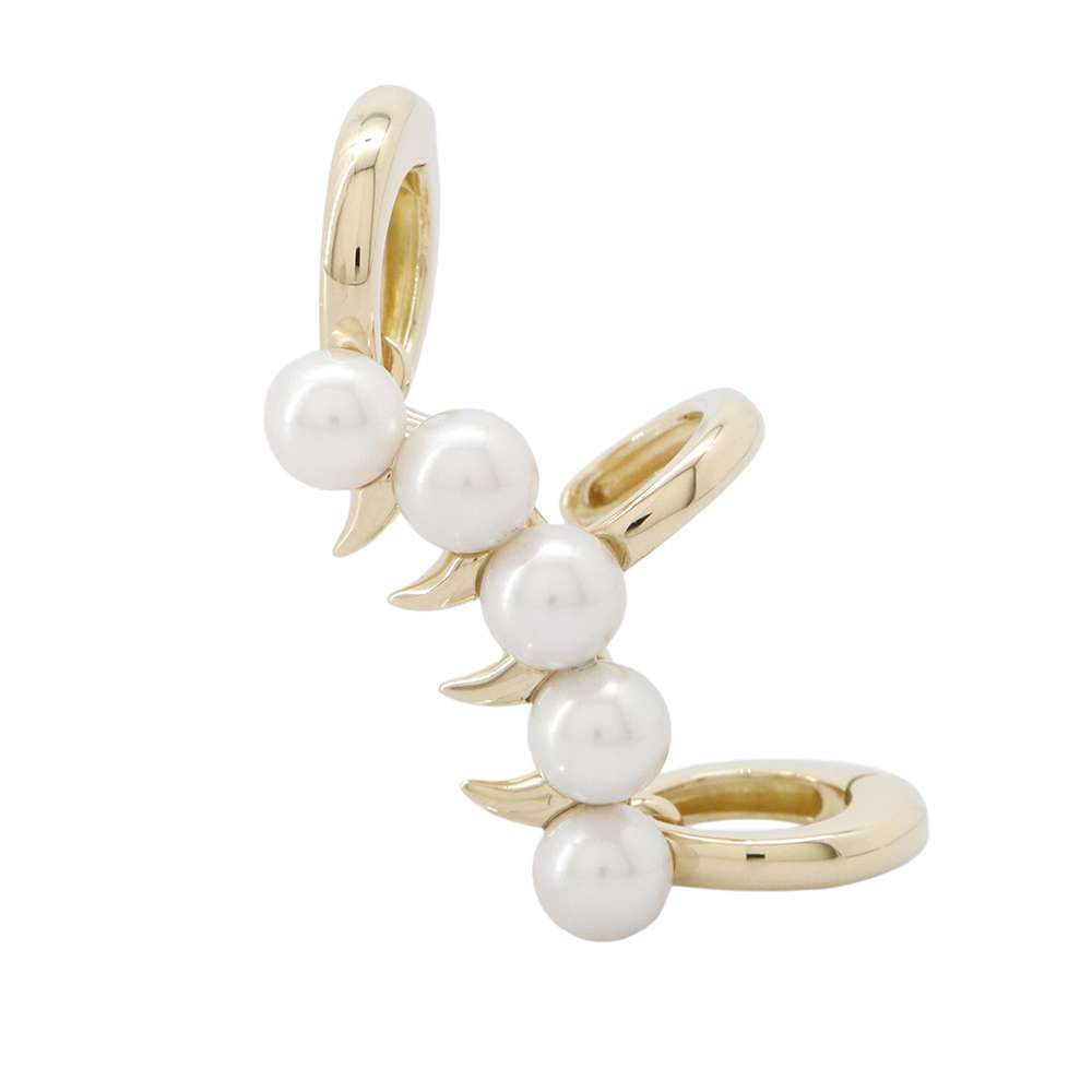 タサキ イヤーカフ デインジャー スコーピオン イヤーカフ あこや真珠  