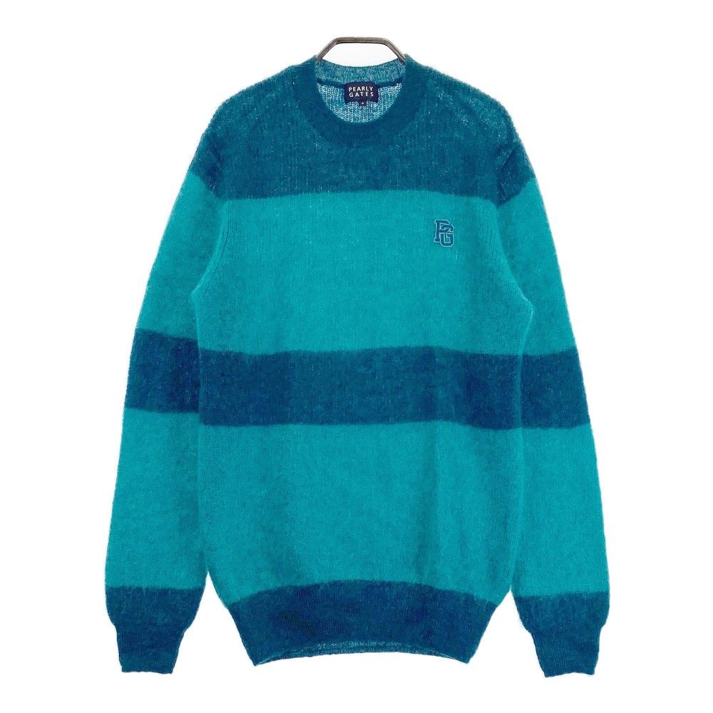 パーリーゲイツ　セーター　新品未使用　サイズ４ サイズ：4 PEARLY GATES パーリーゲイツ ニット セーター ブルー系