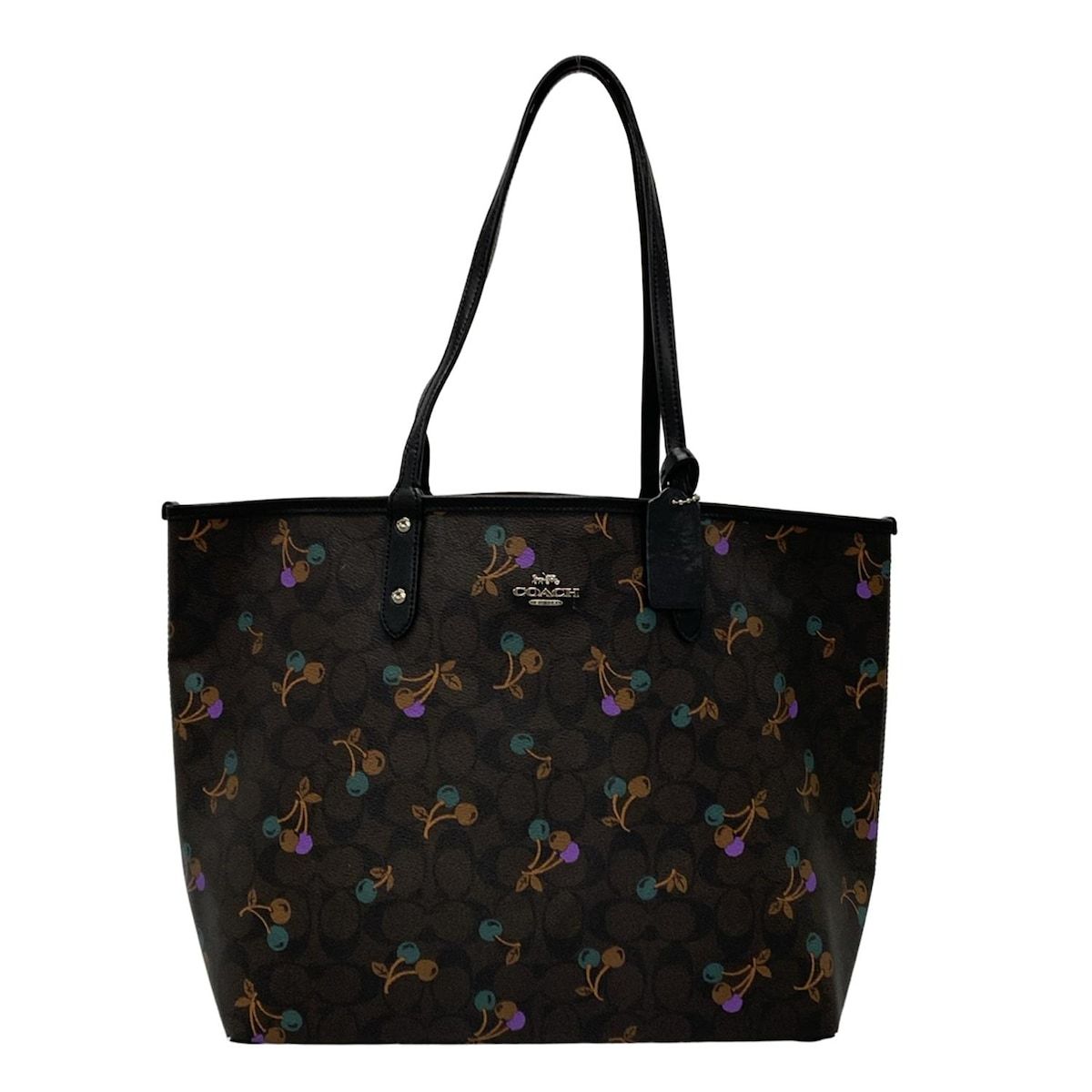 COACH(コーチ) トートバッグ - F31389 ダークブラウン×ブラウン