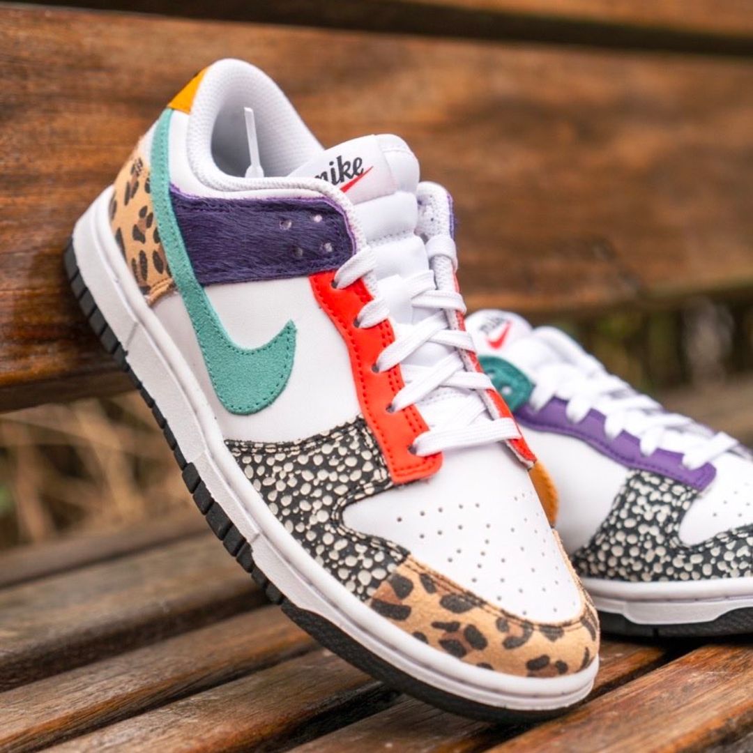 Nike ナイキ ウィメンズ ダンク ロー “パッチワーク“ Nike Dunk Low “Safari Mix (Women's)“ ナイキ  DN3866-100 ウィメンズ レディース スニーカー ランニングシューズ - メルカリ