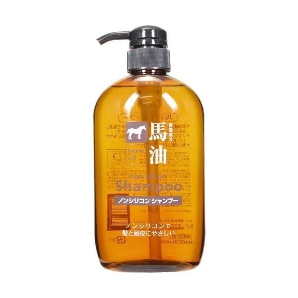 熊野油脂 馬油シャンプー 600ml　×8本