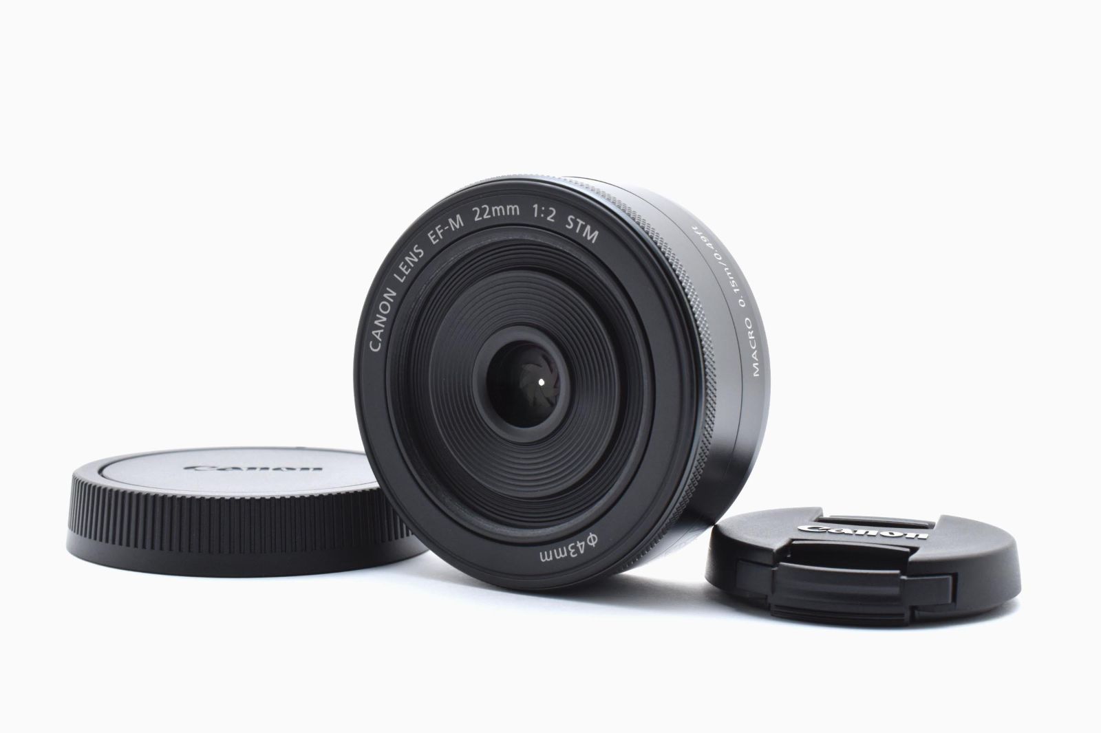 ☆極上美品☆キヤノン Canon EF-M 22mm F2 STM ブラック☆ LL0