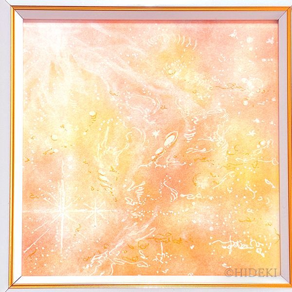 抽象画パステルアート